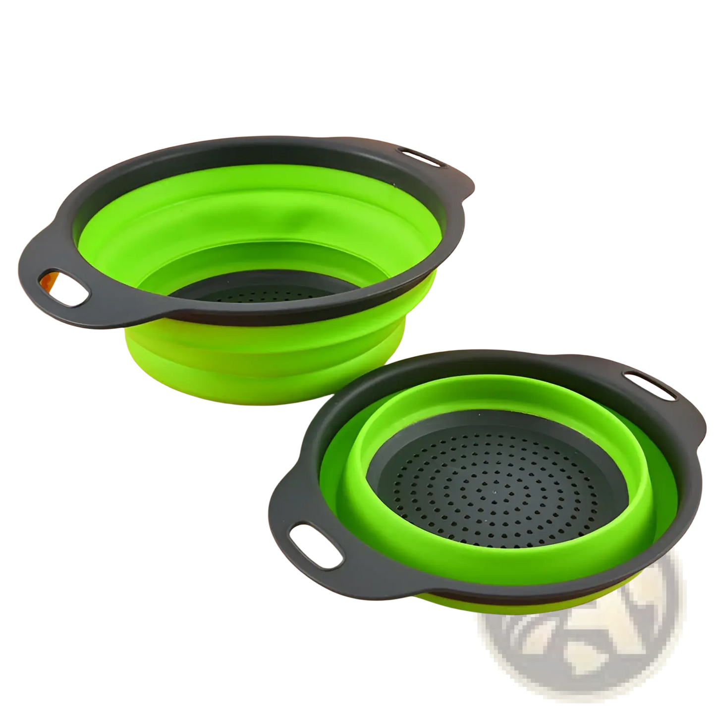 Collapsible Silicone Colander Set Drain Basket