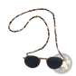 Colorful Rainbow Beaded Eyeglass and Mask Lanyard Chain