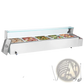 Commercial Food Warmer 5 Pan 40qt with Glass Shield