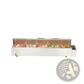 Commercial Food Warmer 5 Pan 40qt with Glass Shield