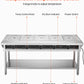 Commercial Food Warmer 5 Pan Steam Table Cart
