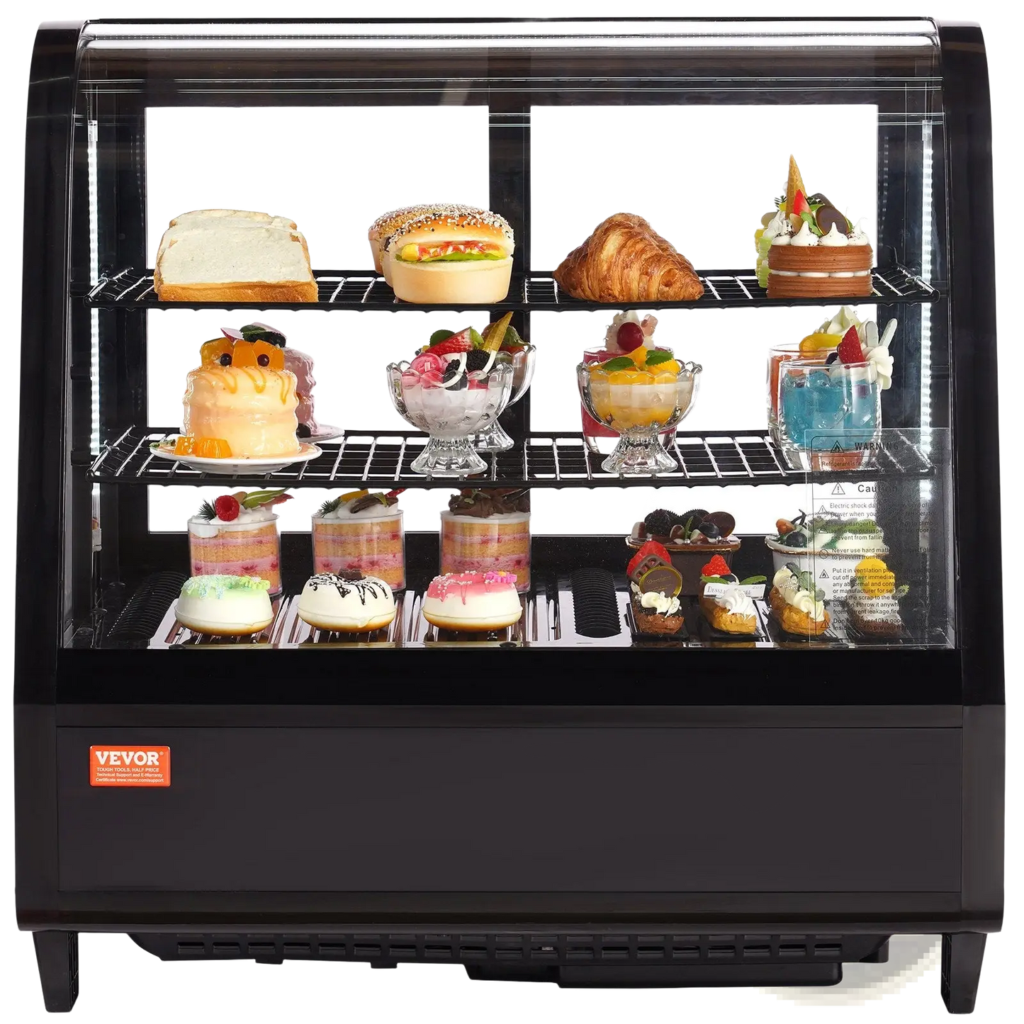 Commercial Refrigerated Pastry Display Case 3.5 Cu.ft