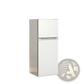 Compact 4.0 Cu. Ft. Two Door Mini Fridge with Freezer