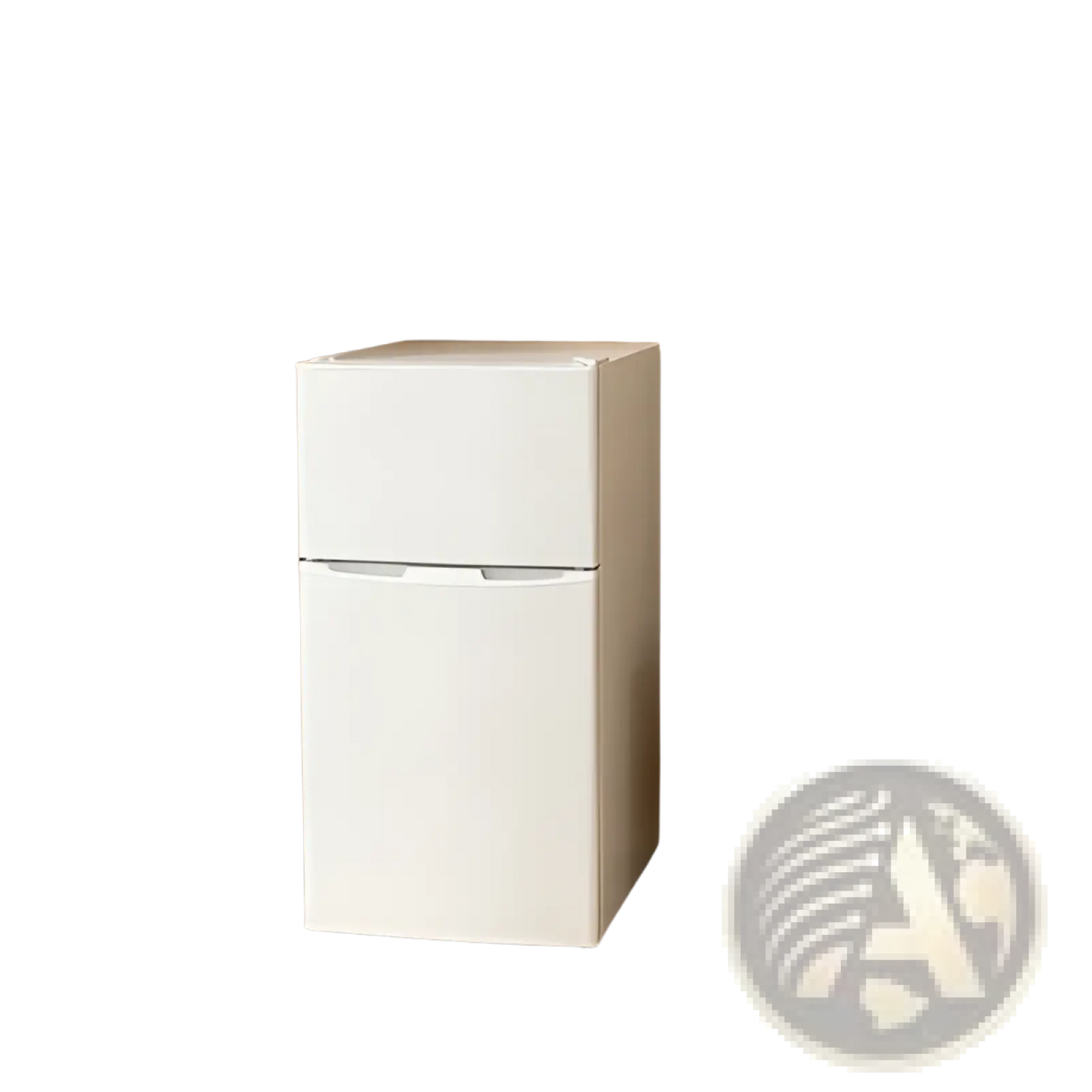 Compact Two Door Mini Fridge with Freezer and Adjustable Shelves
