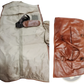 Convertible Leather Travel Garment Bag with Shoe Pocket
