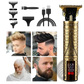 Cordless Hair Clippers Professional Gold Barber Trimmer