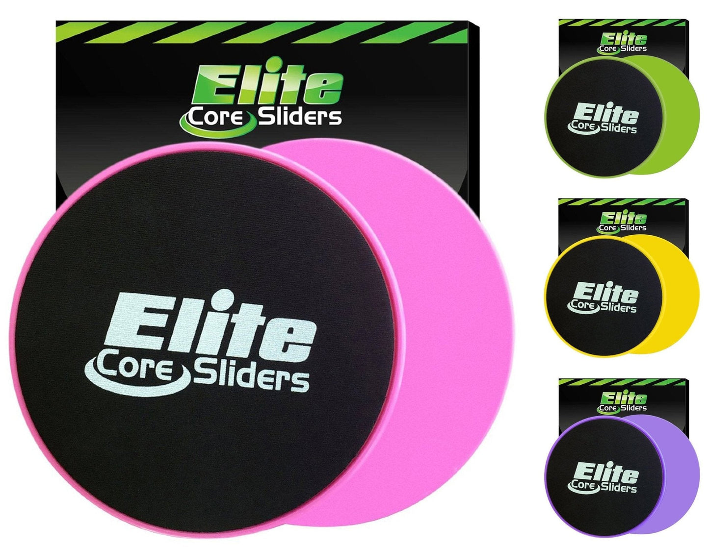 Core Sliders for Full Body Workout - Pack of 2