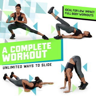 Core Sliders for Full Body Workout - Pack of 2