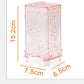 Ornate Embossed Amber Glass Cosmetic Storage Box