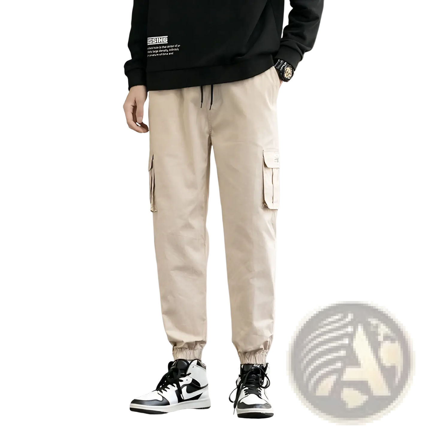 Cotton Multi Pocket Techwear Cargo Joggers