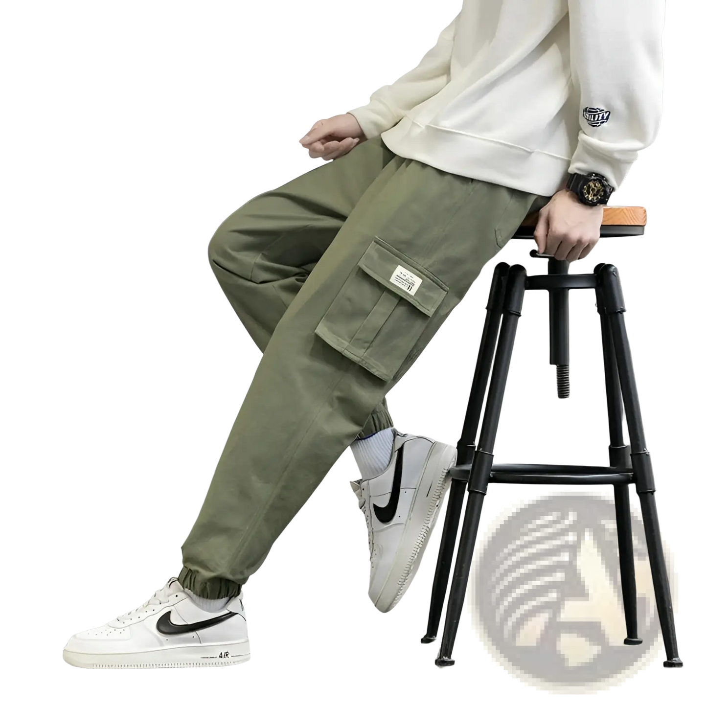 Cotton Multi Pocket Techwear Cargo Joggers