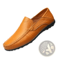 Cowhide Leather Breathable Perforated Gommino Shoes