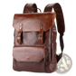 Crazy Horse Leather Large Capacity Unisex Backpack