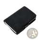 Crazy Horse Leather Metal Card Case Wallet