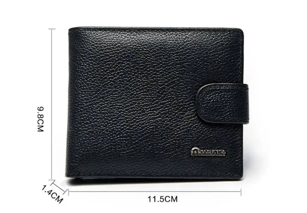 Vintage Crazy Horse Leather Multi Slot Wallet