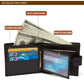 Vintage Crazy Horse Leather Multi Slot Wallet