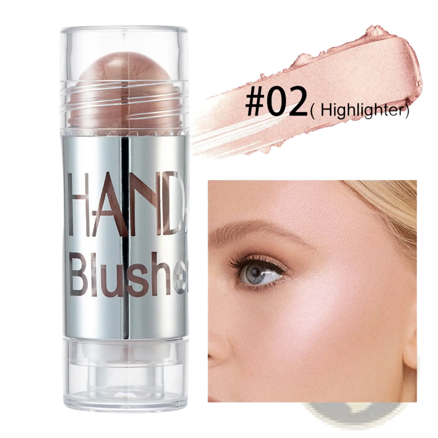 Cream Blush Stick Long Lasting Face Highlighter 8 Colors