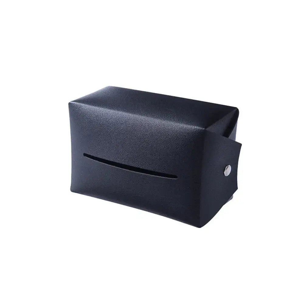 Premium Cartoon Leather Car Headrest Tissue Box and Organizer