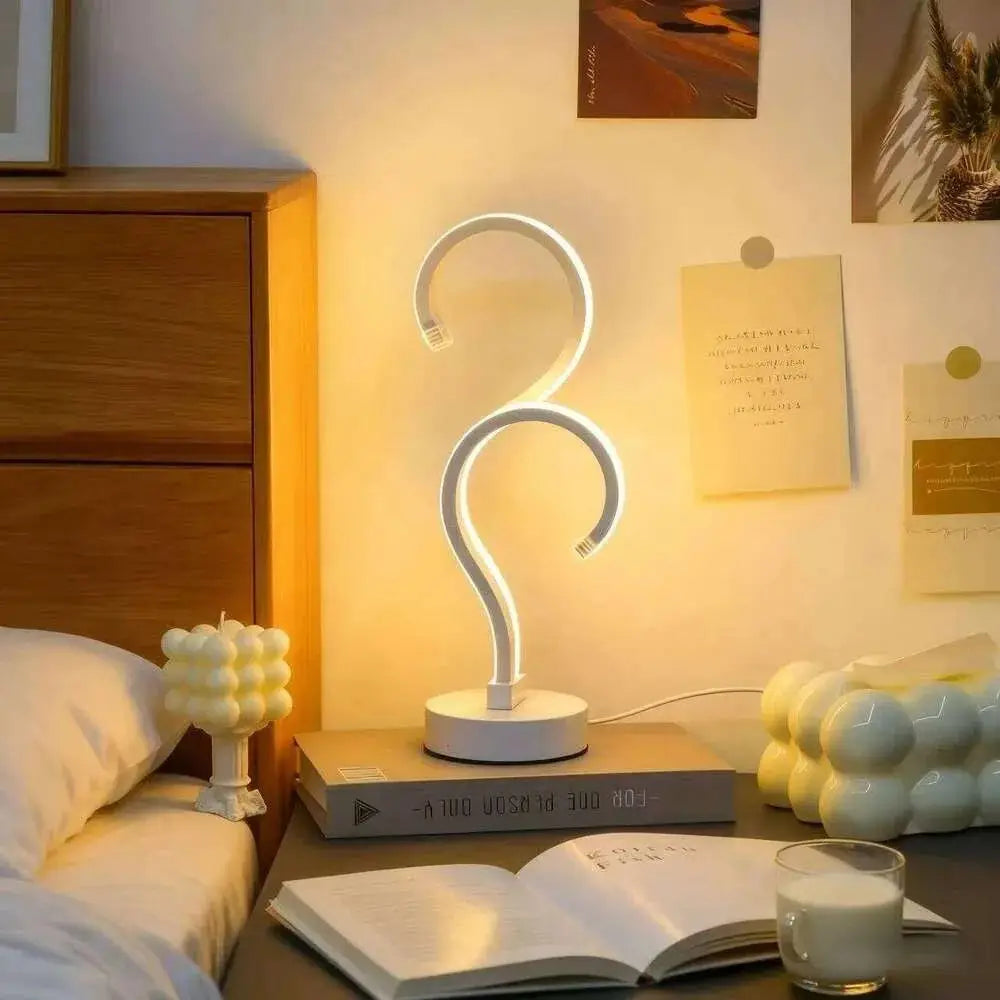 Modern Question Mark Led Desk Lamp with 3 Color Modes