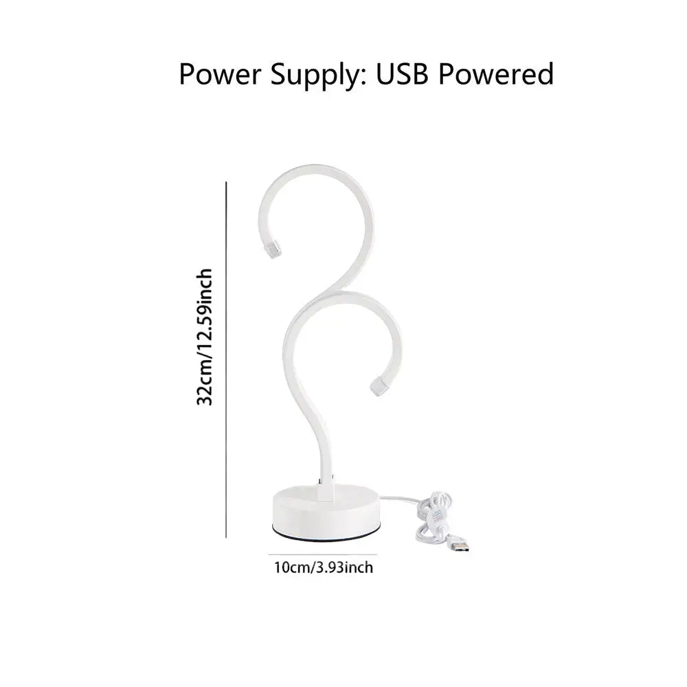 Modern Question Mark Led Desk Lamp with 3 Color Modes