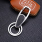 Premium Leather and Metal Carabiner Car Keychain