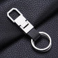 Premium Leather and Metal Carabiner Car Keychain