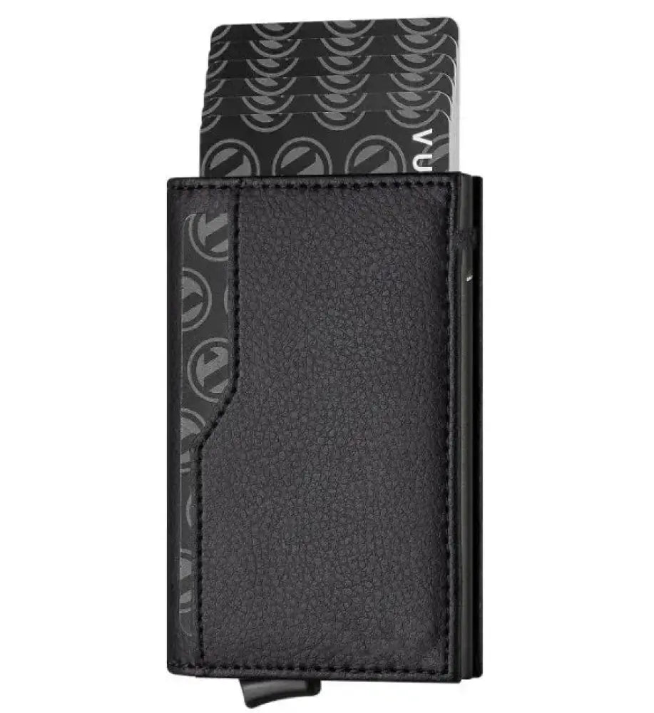 Rfid Blocking Patterned Leather Slim Wallet