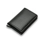 Smart Minimalist Rfid Carbon Fiber Card Holder Wallet
