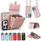 Leather Crossbody Phone Wallet with Card Holder
