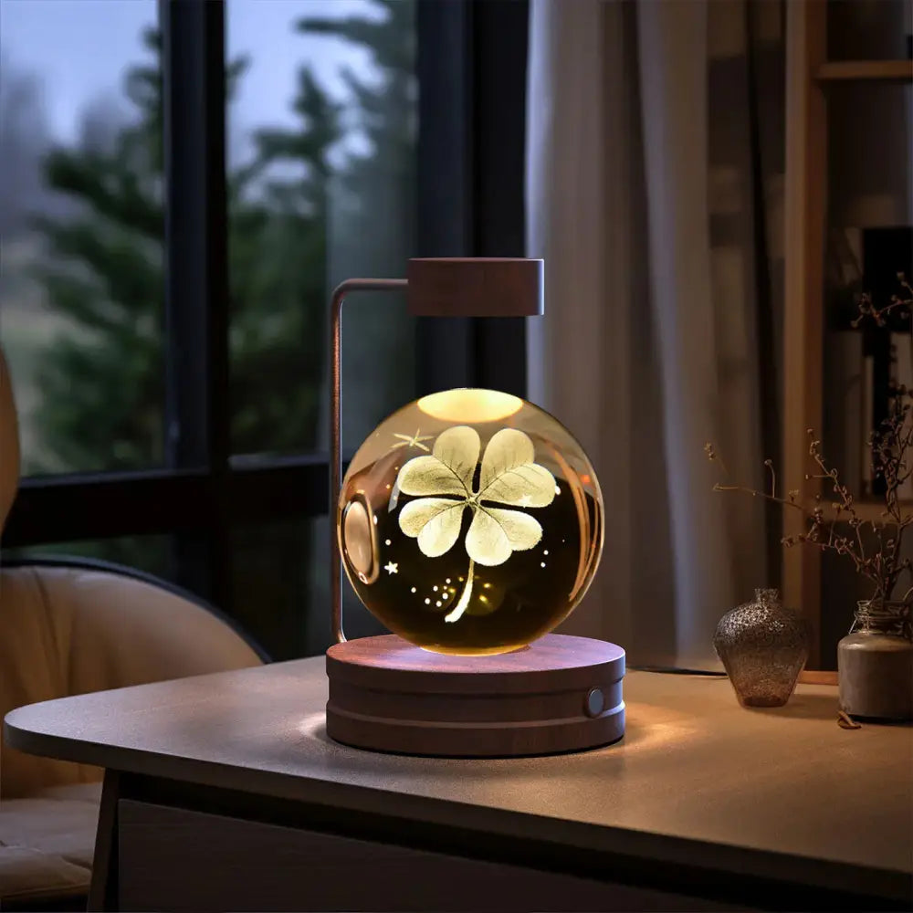 3d Crystal Ball Dinosaur Night Light Usb Bedside Lamp