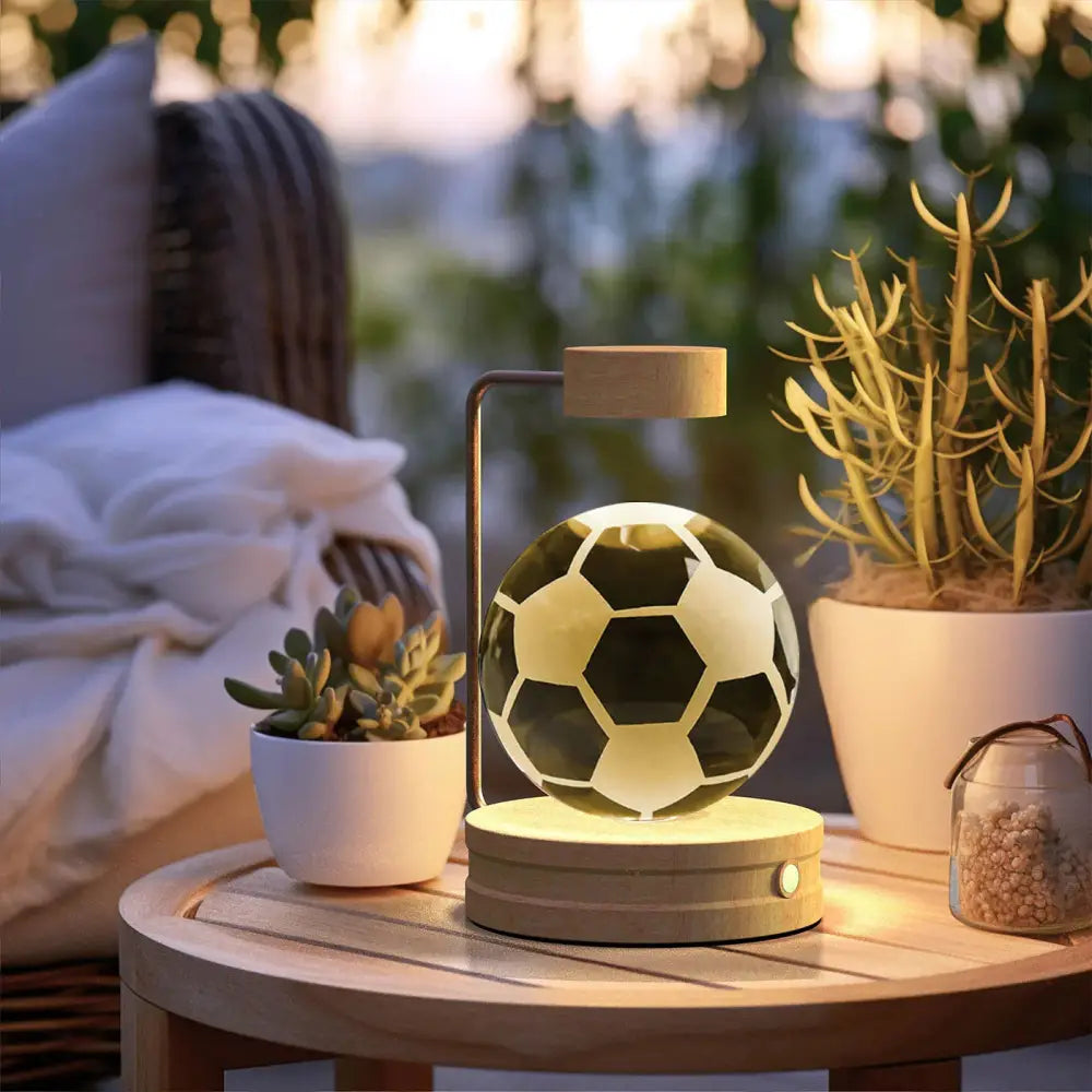 3d Crystal Ball Dinosaur Night Light Usb Bedside Lamp