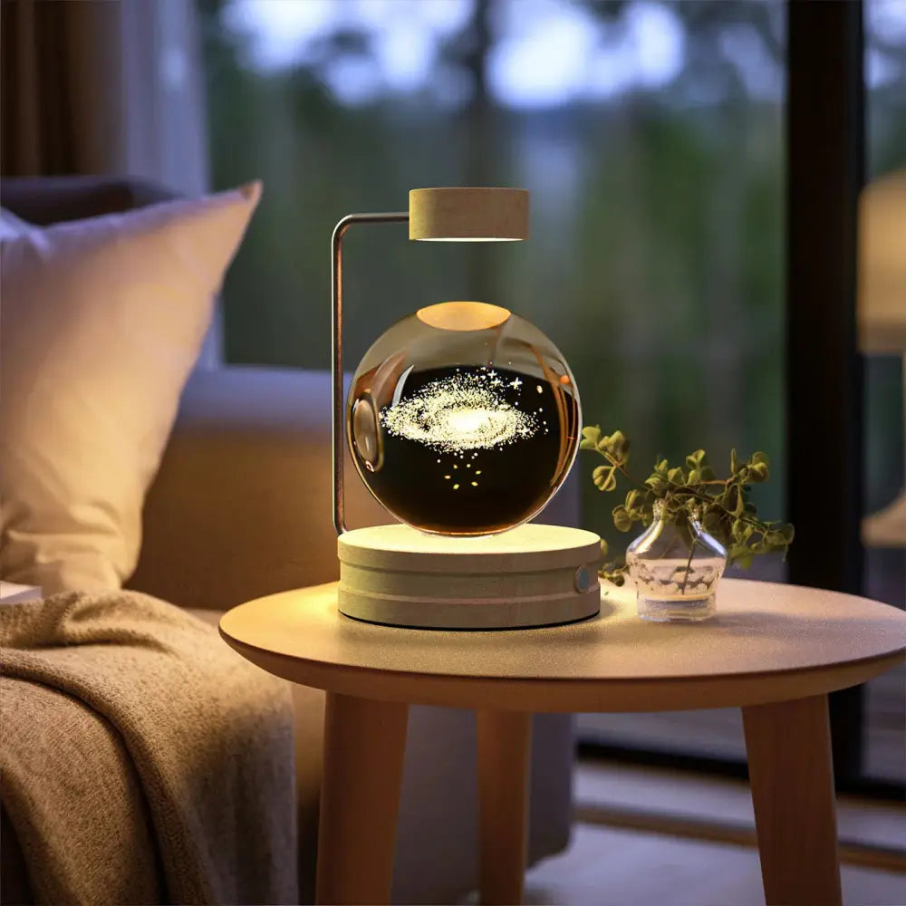 3d Crystal Ball Dinosaur Night Light Usb Bedside Lamp
