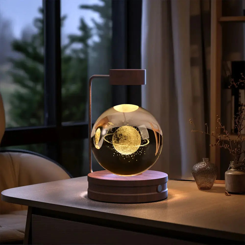 3d Crystal Ball Dinosaur Night Light Usb Bedside Lamp