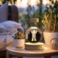 3d Crystal Ball Dinosaur Night Light Usb Bedside Lamp