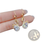 Crystal Rhinestone Swan Drop Earrings for Women
