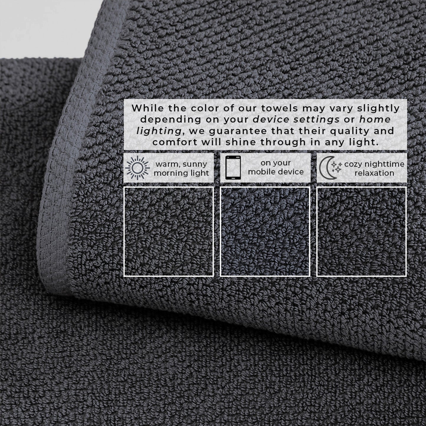 Cotton Textured Bath Towel Set - Acacia Collection