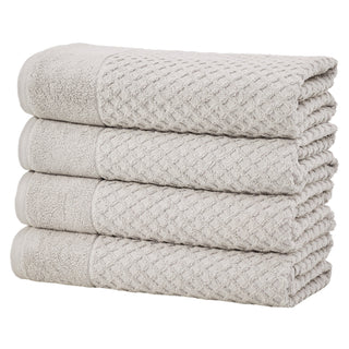 Cotton Diamond Waffle Weave Bath Towel Set - Grayson Collection