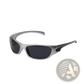 Cyberpunk Metallic Shield Sunglasses with Pc Lenses