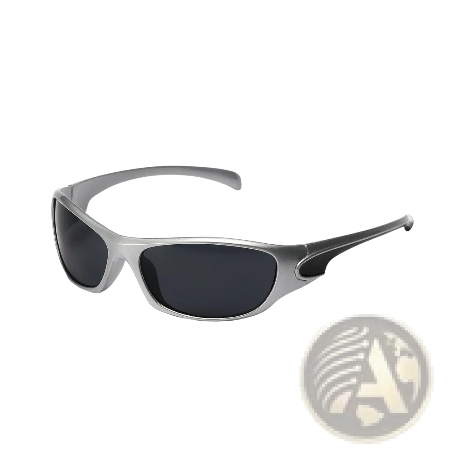 Cyberpunk Metallic Shield Sunglasses with Pc Lenses