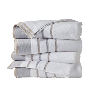 Decorative Cotton Stripe Bath Towel Set - Noelle Collection