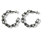 Jagged Halo Jewelry - Women's Grit Hoop Earrings