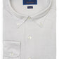 David Donahue Trim Fit Solid Dress Shirt in Gray, Size 17.5