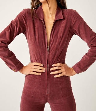 Free People - Jayde Cord Flare Jumpsuit