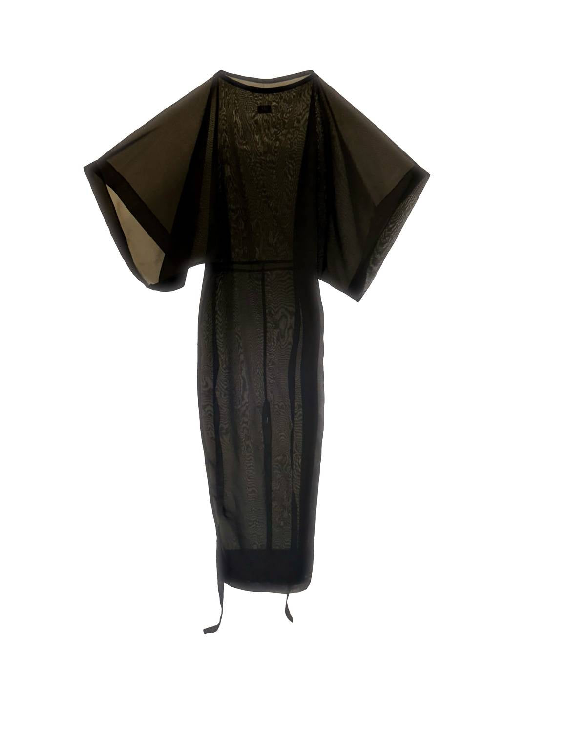Chuks Collins - Diaphanous Bat Wing Dress