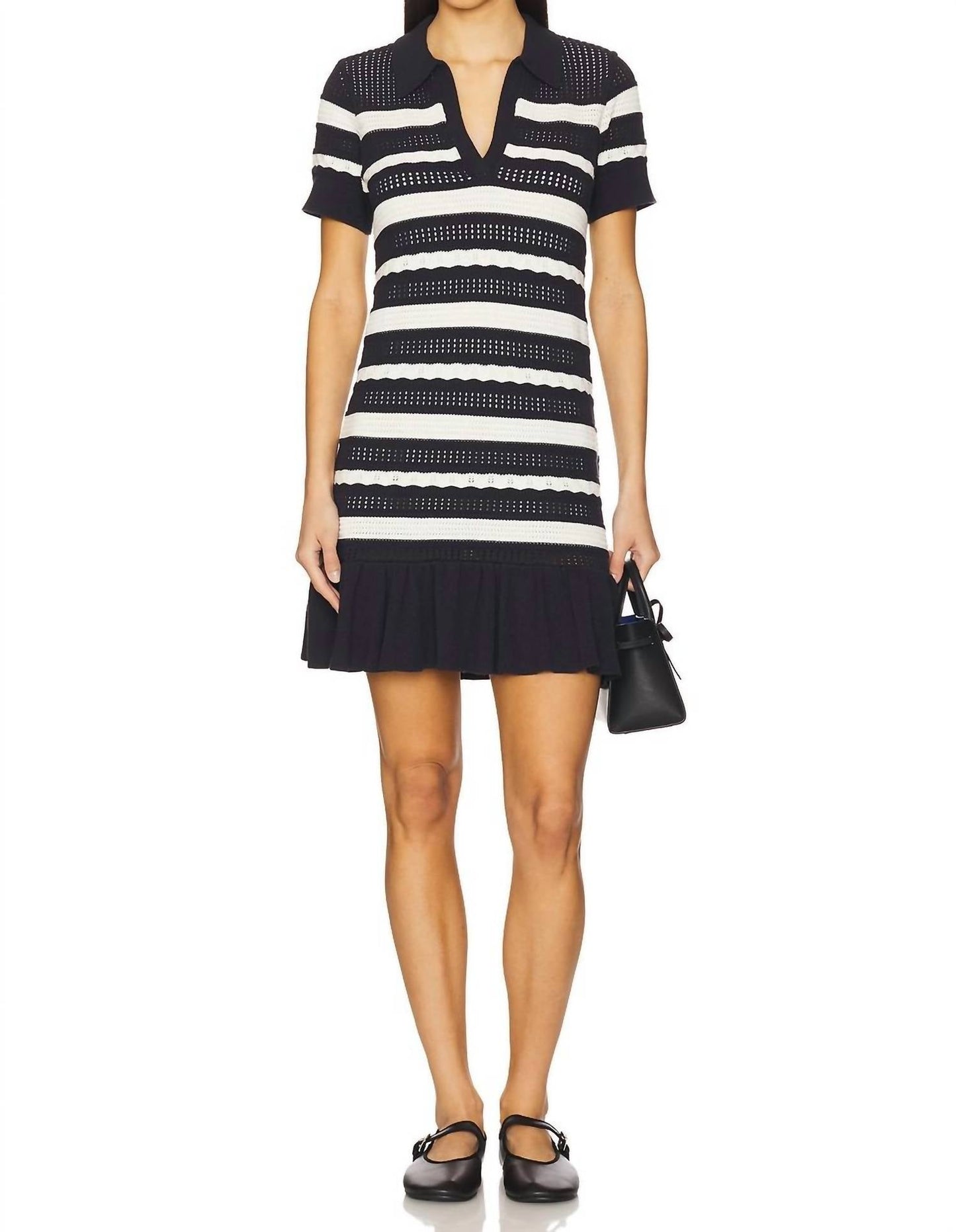 Cinq A Sept - Clementine Knit Polo Dress