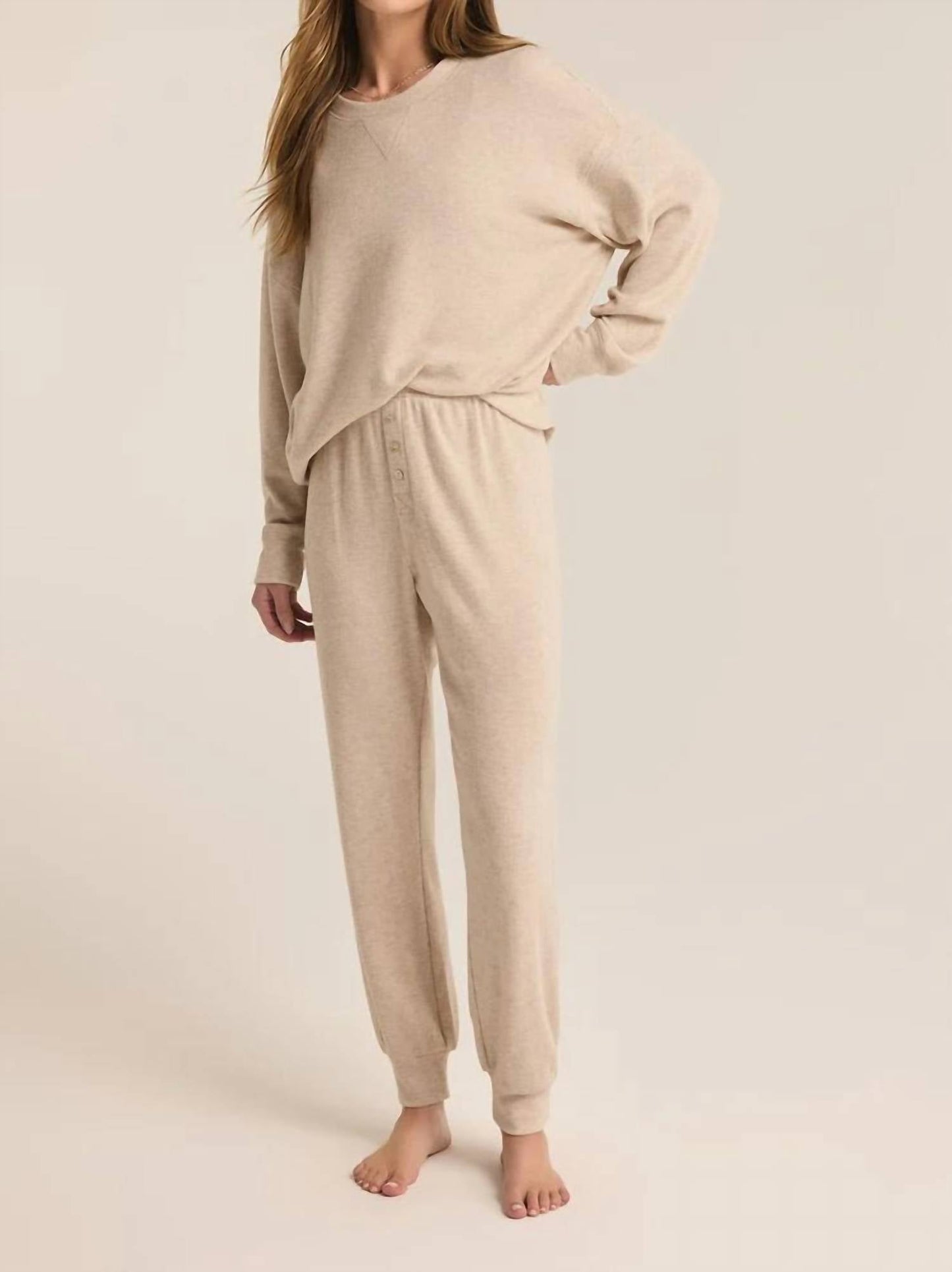 Z Supply - Sleep Tight Rib Long Sleeve Top