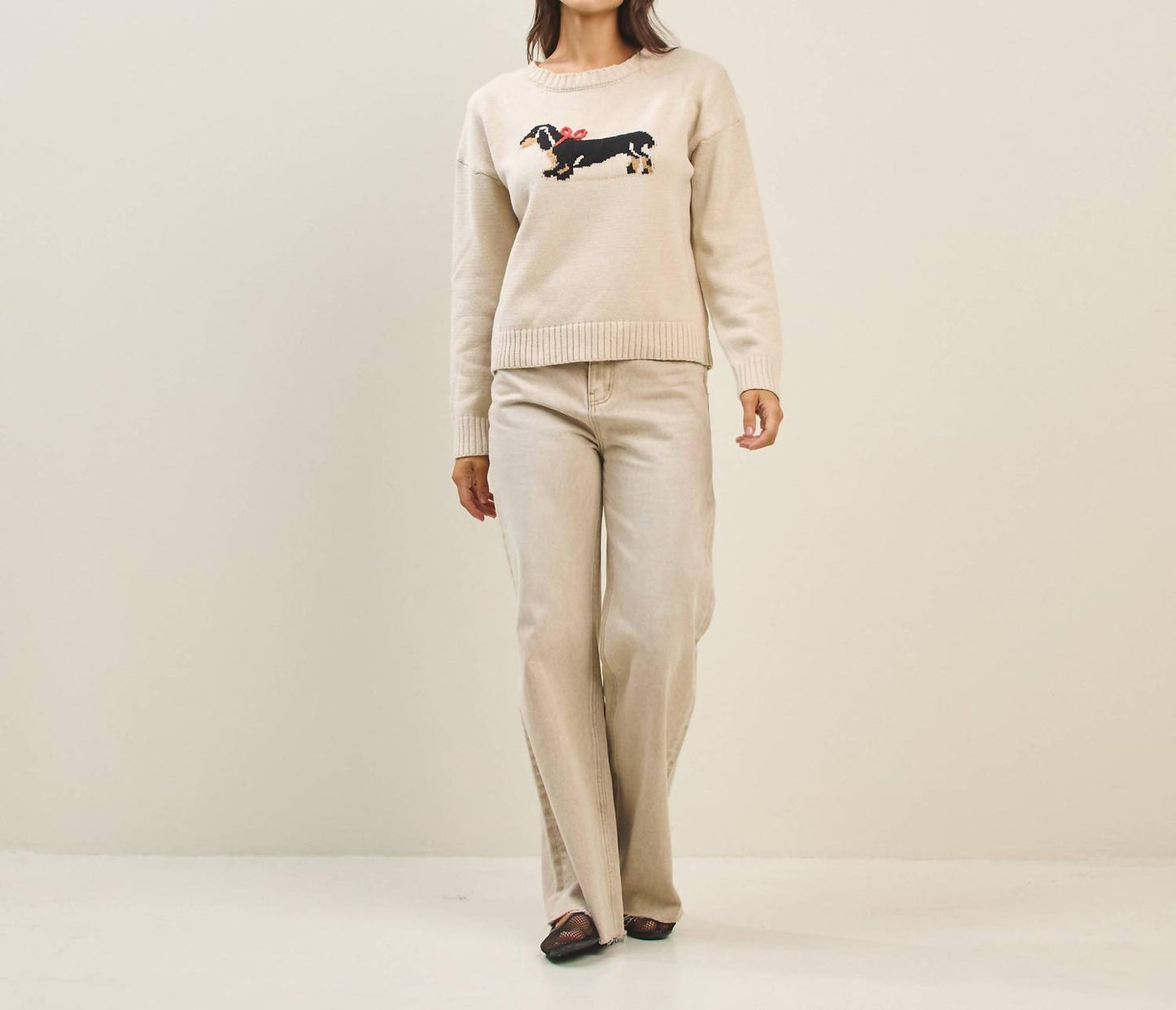 Able - Bow Dog Sweater