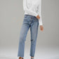 Lna - Long Sleeve Rib Crew Tee