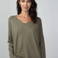 Dreamers By Debut - Super Soft Stretch V Neck Tunic Top
