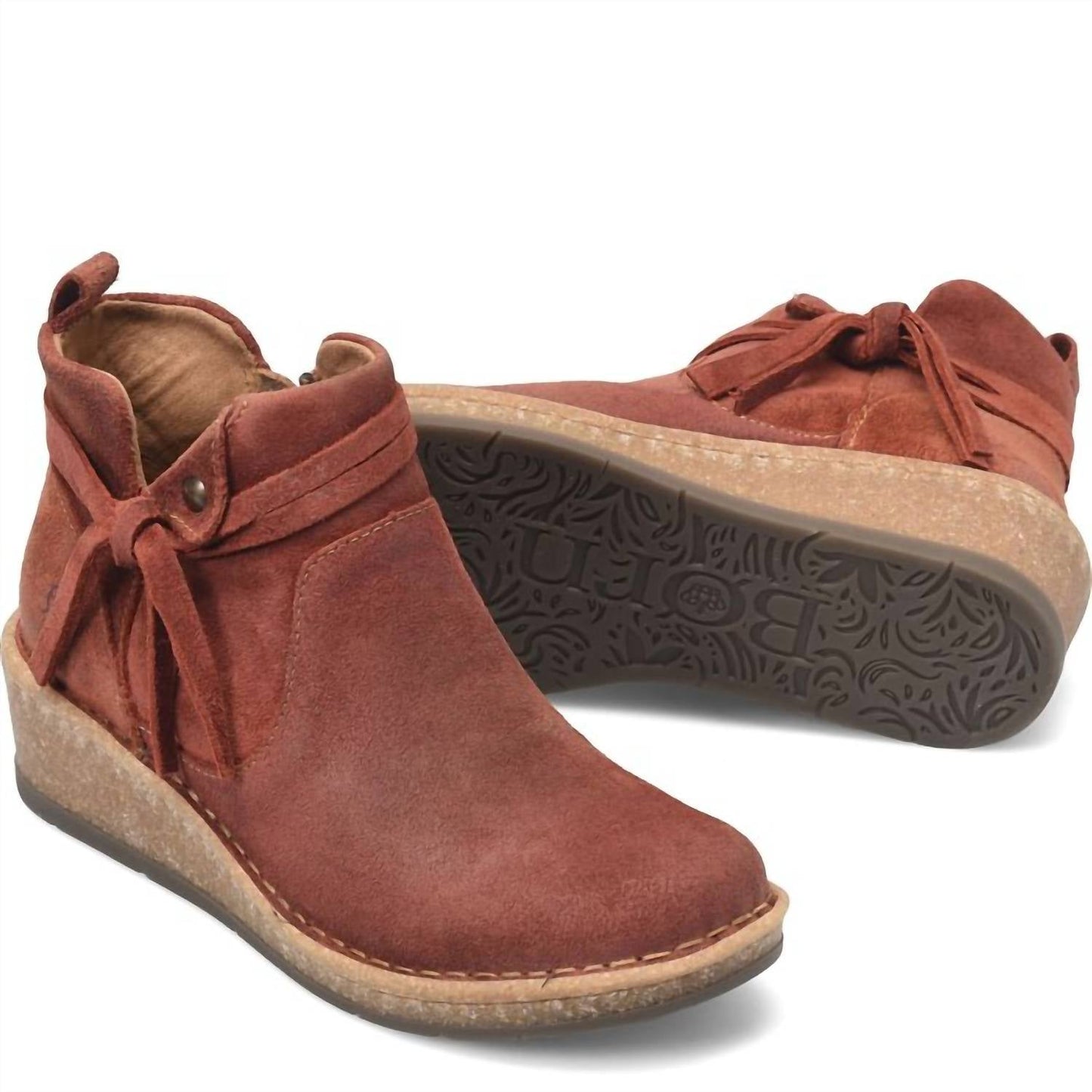 Born - Women's Vaughn Distressed Suede Leather Bootie